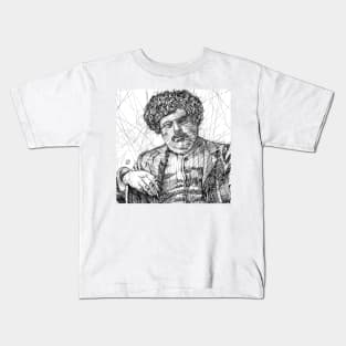 G. K. CHESTERTON ink portrait .2 Kids T-Shirt